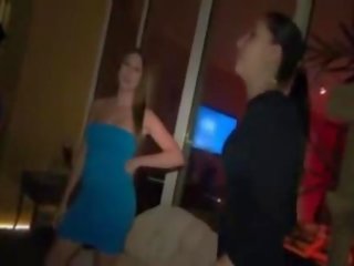 Two models suck and fucked ifo their friends while being taped
