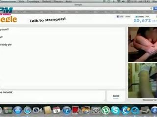 Omegle Canadian hooker With Huge Tits Fucks Her new